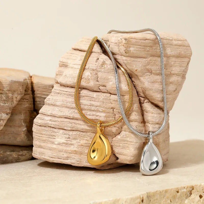 Collier pendentif acier inoxydable femme